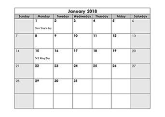 blank calendar template for mac